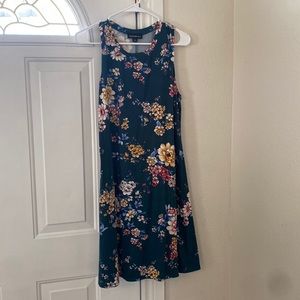 Fortune and Ivy Sleeveless Short Floral Dress